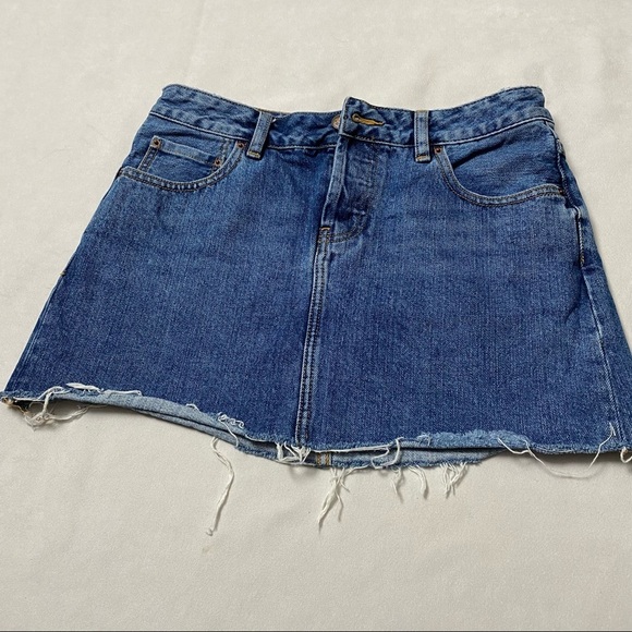 ASOS Dresses & Skirts - ASOS • Denim Mini Skirt Size 8 UK 4 US